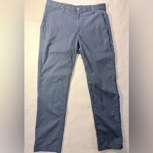 AG Adriano Goldschmied “The Marshall” Slim Trouser Men’s 33R – Pinstripe Pants